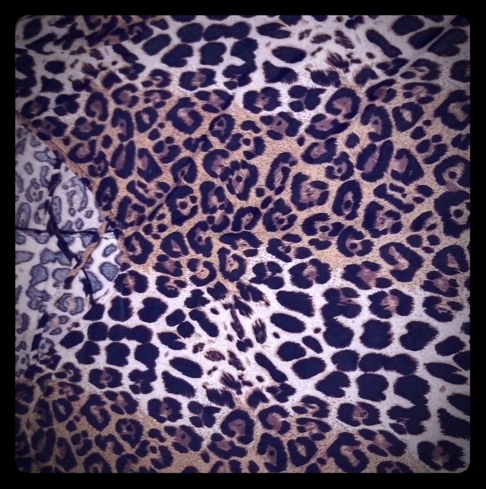 Leopard print tunic